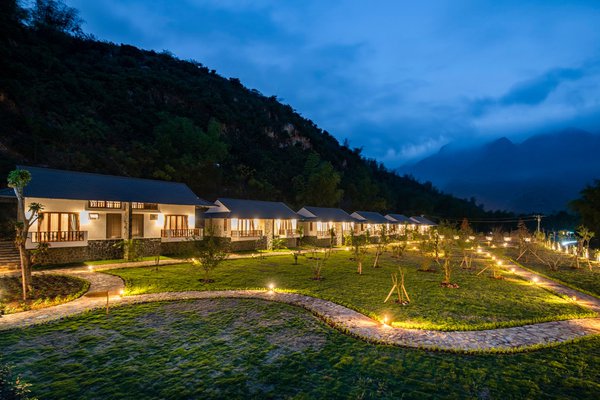 homestay, mai chau mountain view resort - không gian xanh mát giữa thung lũng hoang sơ