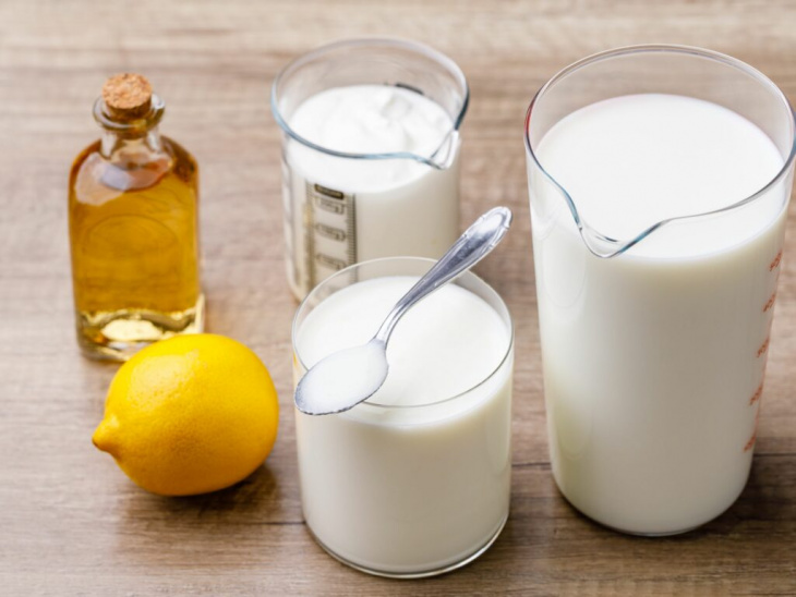 nguyên liệu làm bánh, buttermilk là gì? các món ăn nào dùng buttermilk, cách làm, cách bảo quản