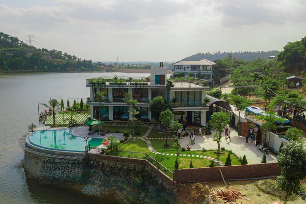 Top 13 villa biệt thự đẹp nhất, xịn nhất hồ Đồng Đò