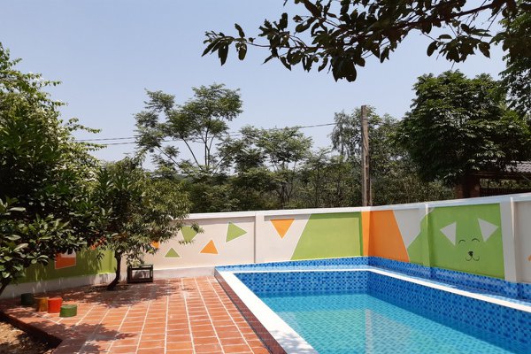 homestay, vườn quả villa - không gian thanh cảnh giữa rừng thông sóc sơn