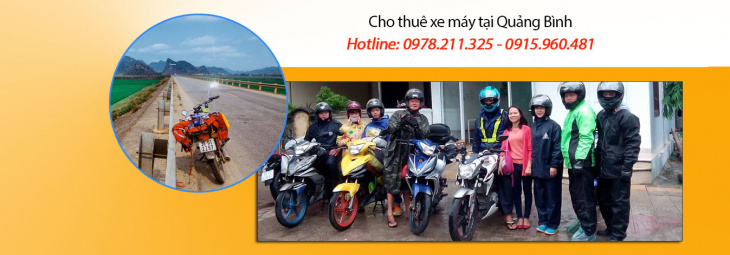 Top 10 địa điểm cho thuê xe máy Quảng Bình uy tín, giá rẻ