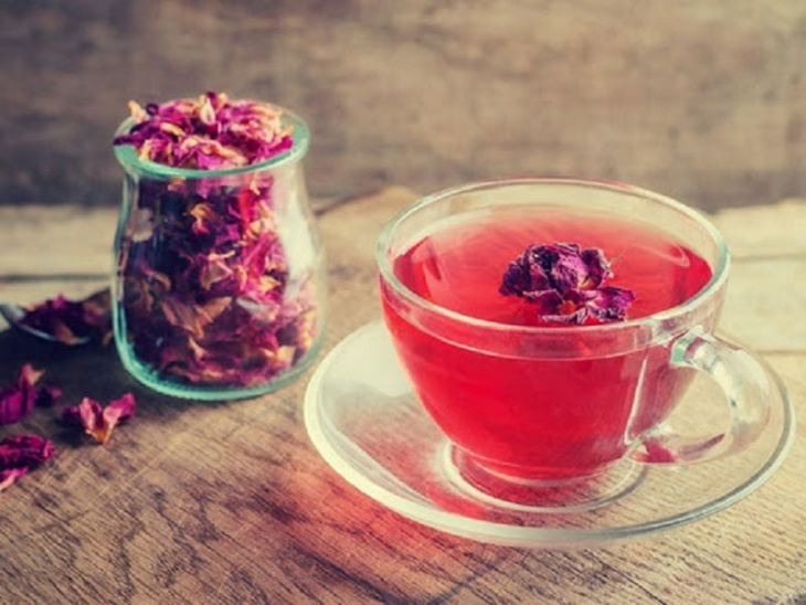 khám phá, detox thải độc cơ thể bằng trà hoa hồng
