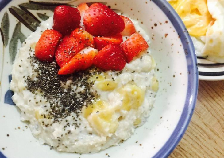 bữa sáng ăn nhanh, yến mạch trái cây, yến mạch trái cây – bữa sáng siêu nhanh