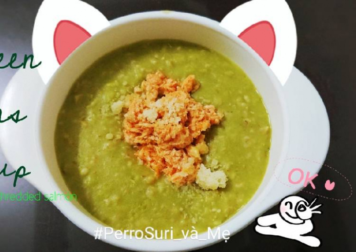 Milky seafood green peas soup – Súp sữa hải sản đậu hà lan