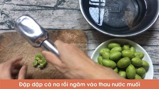 cà na, cà na đập, chay, hôm nay ăn gì, ngon, nước, #20 | cà na đập ngon chảy nước miếng – ngại gì không thử !