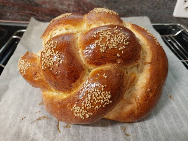 ăn vặt bột mì, bánh làm từ bột mì, challah bread, challah bread
