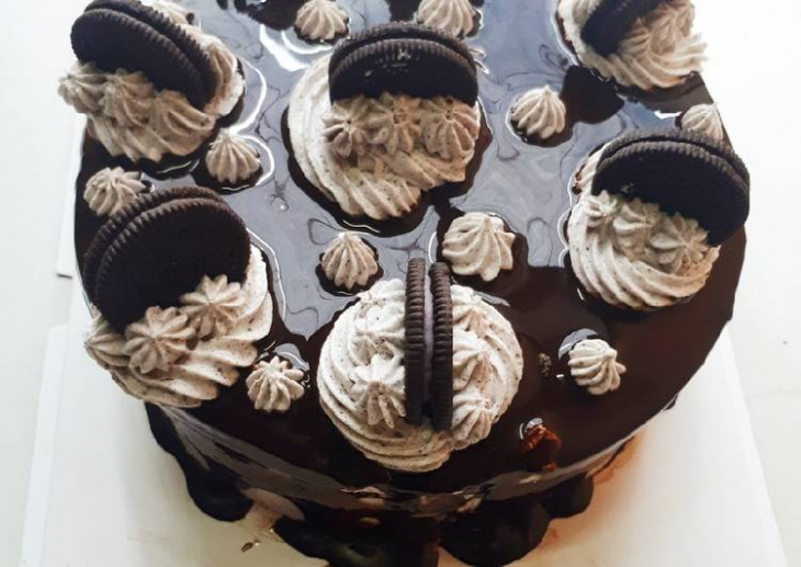 Oreo cake  trang trí bánh sinh nhật bằng bánh oreo