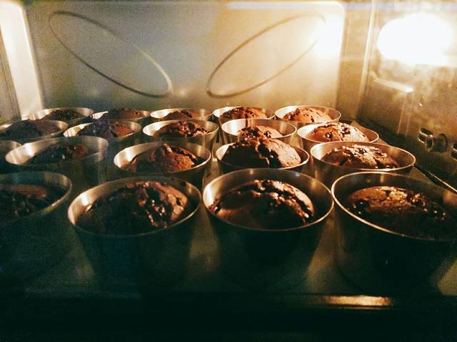 5hthu5, bánh chocolate, bánh muffin, chocolate, double chocolate muffin, bánh muffin chocolate