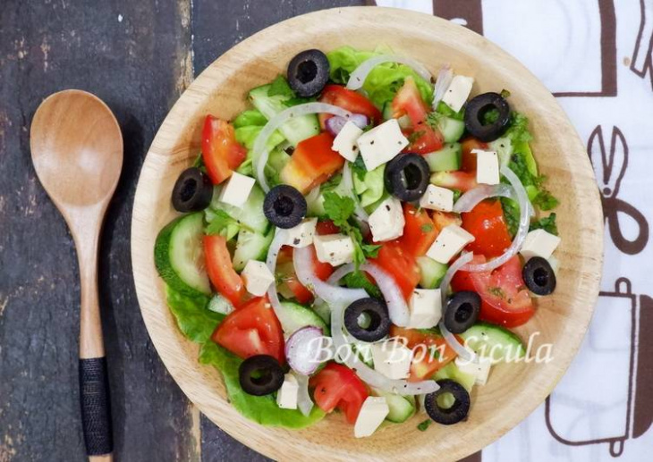 greek, hy lạp, salad, salad hy lạp – greek salad