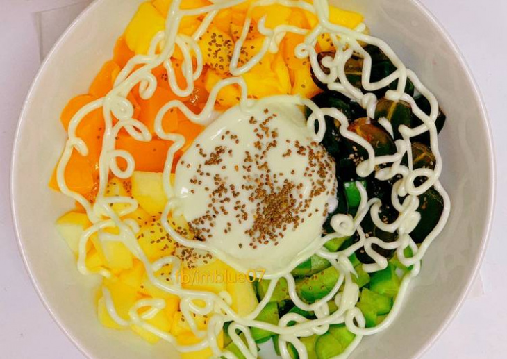 kewpie, salad, salad trái cây, salad trộn, salad trộn rau củ quả, salát hoa quả, trái cây, salad hoa quả