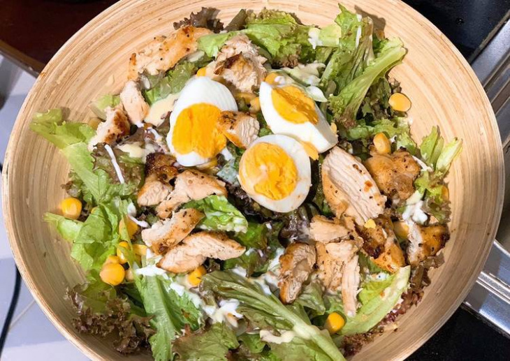 healthy, keto, salad giảm béo, salad ức gà, salad ức gà healthy