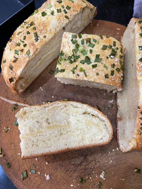 ăn vặt, ăn vặt bột mì, bánh, bánh mì chà bông, bánh từ bột bắp, bột mì số 13, từ bánh mì, bánh mì chà bông sốt bơ
