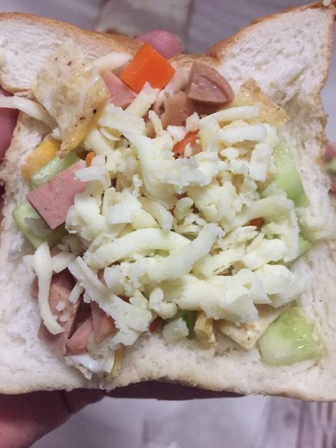 ăn vặt bột mì, bánh, bánh bánh mì gối, bánh mì gối, sandwich, sandwich phô mai, từ bánh mì, bánh mì sandwich phomai