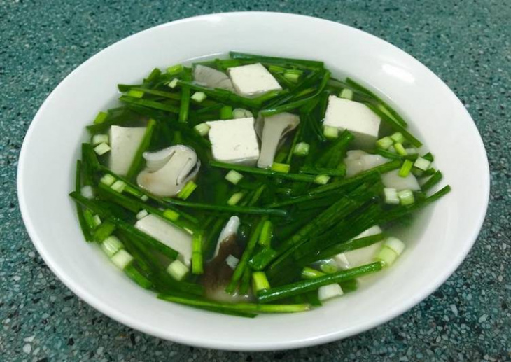 Canh hẹ chay