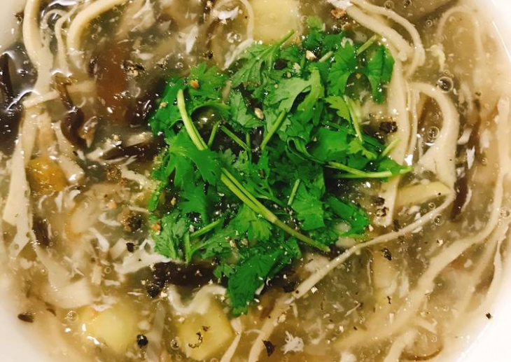 Soup lươn nấm