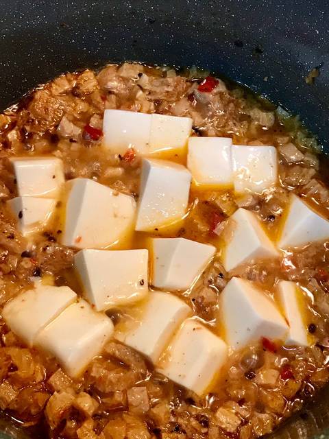 chay, đậu phụ, đậu phụ chay, đậu phụ tứ xuyên, đậu tứ xuyên, mapo doufu, version, đậu phụ tứ xuyên chay (version 2) – mapo tofu