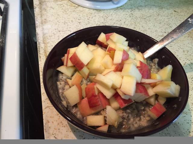 bữa sáng, chia seed, hạt chia, oatmeal, with, yến mạch, bữa sáng yến mạch và hạt chia (oatmeal with chia seed)