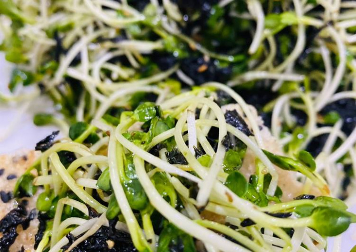Salad cải mầm + rong biển Hàn Quốc