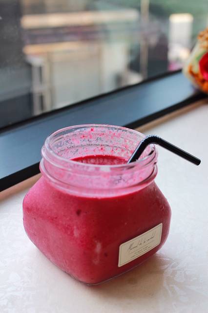 cho bữa sáng, smoothie, red smoothie cho bữa sáng️️️