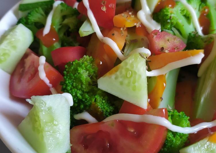 khai vị, salad, salad rau củ, salad trộn, salad trộn rau, salad trộn rau củ quả, salad rau củ