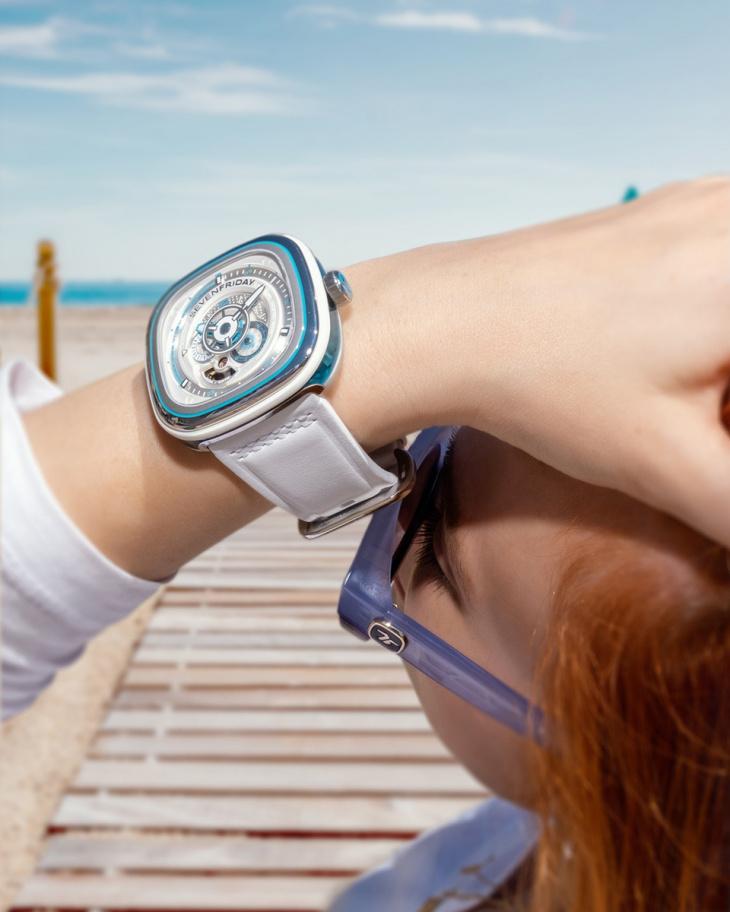 đồng hồ, sevenfriday, thế giới thời trang, sevenfriday p3c/10 – p3c/12 “beach club”: đồng hồ tươi mới cho mùa hè rực rỡ