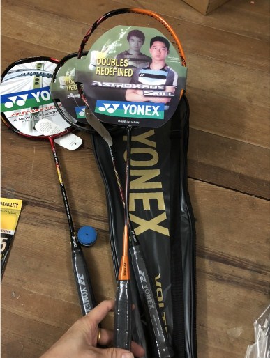 vợt cầu lông, yonex carbon, vợt cầu lông yonex khung carbon chịu lực đan 9 kg