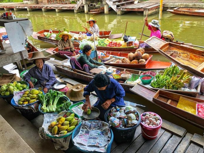 chợ nổi, du lịch bangkok, du lịch bangkok 2019, du lịch thái lan, du lịch thái lan 2019, thái lan inspitrip, thổ địa thái lan, 10 chợ nổi thái lan độc đáo nhất không thể bỏ qua