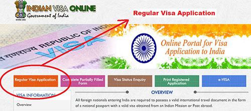 Hướng dẫn điền mẫu đơn xin visa Ấn Độ online