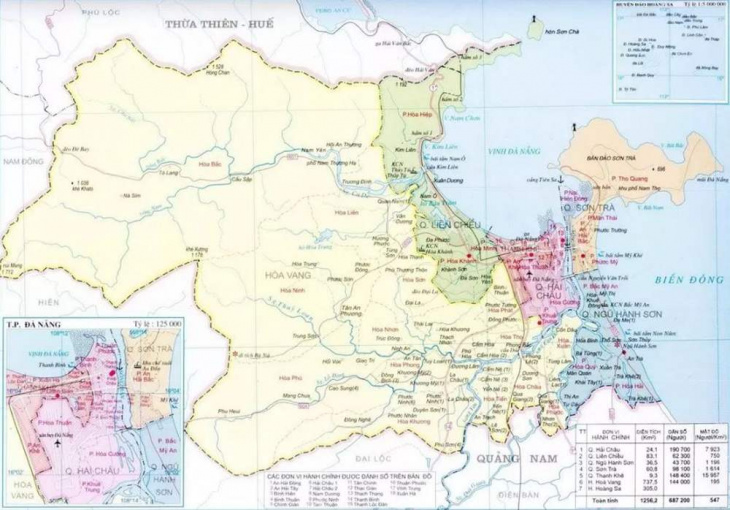 Bản đồ du lịch Đà Nẵng – Tìm hiểu về các địa điểm nổi tiếng tại Đà Nẵng