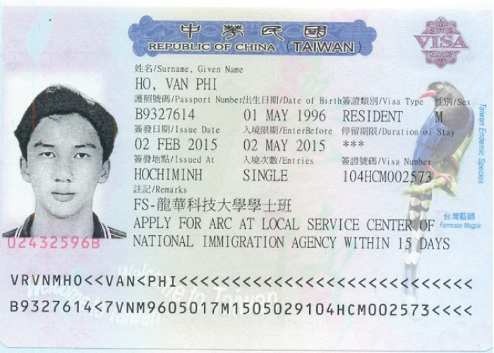 Dịch vụ làm Visa Đài Loan – Thủ tục đơn giản, nhanh gọn, tỷ lệ đỗ cao