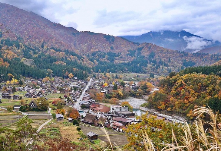 làng shirakawago, du lịch nhật bản, khám phá, làng shirakawago – nơi bộ truyện tranh doraemon ra đời