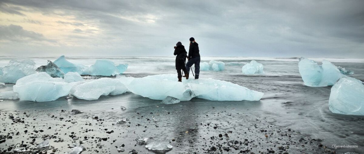 khám phá, khám phá bãi biển “kim cương” tại iceland