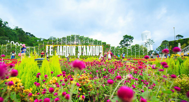 du lịch đà nẵng, khám phá, thăm quan thiên đường các loài hoa – vườn hoa le jardin d’amour
