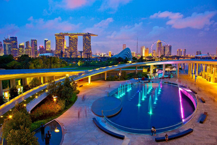 singapore, du lịch singapore, du lịch nước ngoài, du lịch đông nam á, cẩm nang du lịch, khám phá, đập nước marina barrage – kỳ quan nổi tiếng của singapore