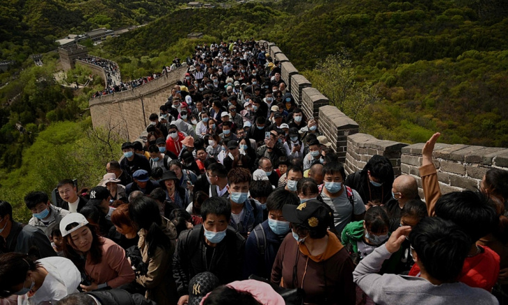 Hàng triệu khách Trung Quốc đi du lịch dịp 1-5 vừa qua