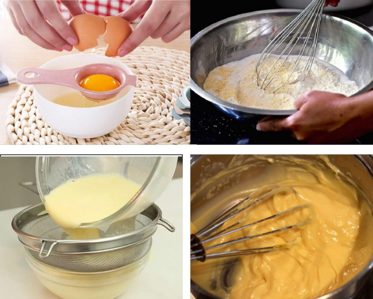 bữa sáng, món bánh, cách làm bánh bao nhân trứng sữa thơm mềm tại nhà
