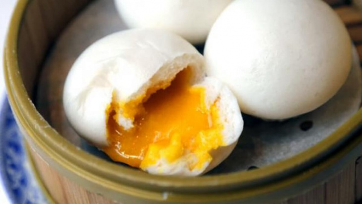 bữa sáng, món bánh, cách làm bánh bao nhân trứng sữa thơm mềm tại nhà