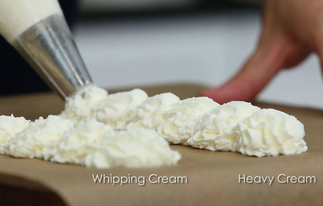 nguyên liệu làm bánh, heavy cream là gì? 10+ món ăn ngon miệng từ haevy cream