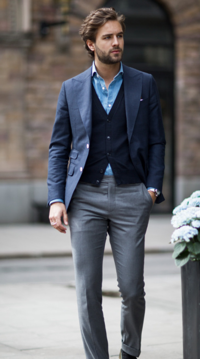 thời trang, xanh navy – gợi ý cách phối màu quần áo cho nam và một số outfit ấn tượng