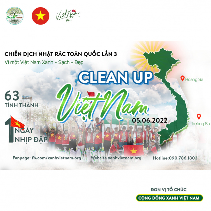 Chung Tay Làm Sạch Môi Trường Việt Nam Cùng Chiến Dịch “Clean Up Việt Nam – Lần 3”