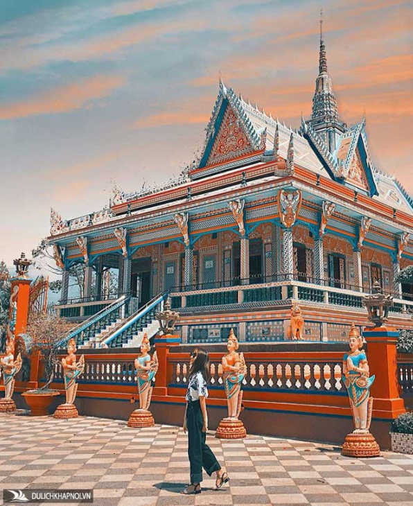 chùa khmer ở miền tây, chùa vàm ray, chùa chén kiểu, chùa tà pạ - an giang, ngôi chùa khmer nổi tiếng ở miền tây
