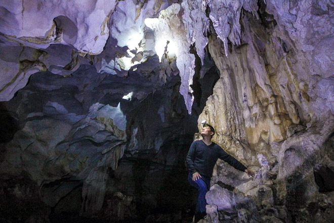 hang động mới ở bái tử long, hang động mới, vịnh bái tử long, hang động ở quảng ninh, những hình ảnh đầu tiên trong hai hang động mới ở bái tử long