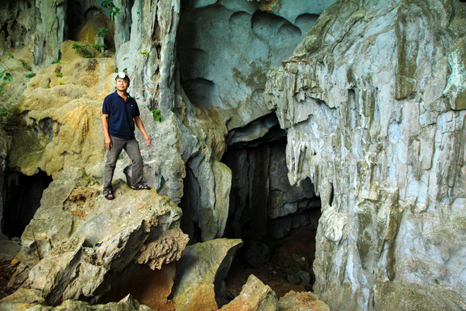 hang động mới ở bái tử long, hang động mới, vịnh bái tử long, hang động ở quảng ninh, những hình ảnh đầu tiên trong hai hang động mới ở bái tử long