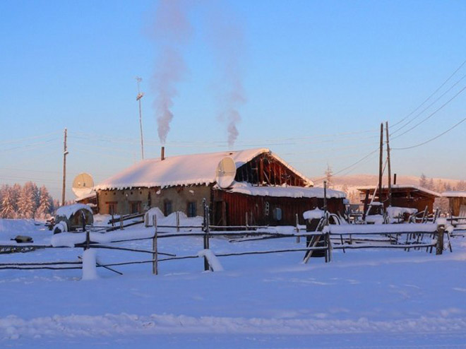 làng oymyakon, thời tiết khắc nghiệt, trải nghiệm cuộc sống ở ngôi làng lạnh nhất trái đất