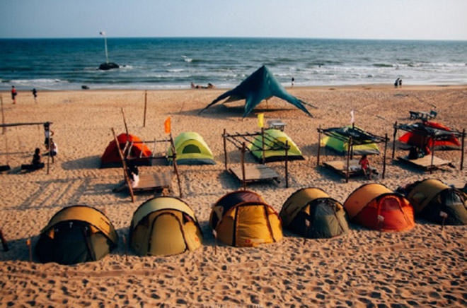 du lịch bãi biển, coco beach camp, sơn mỹ beach, 6 địa điểm ngủ lều bên bãi biển đang hot ở việt nam