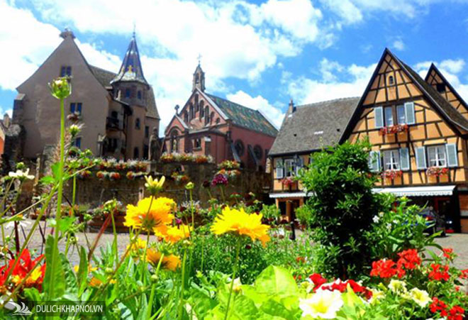 ngôi làng eguisheim, du lịch nước pháp, eguisheim - top những ngôi làng nhỏ đẹp nhất nước pháp