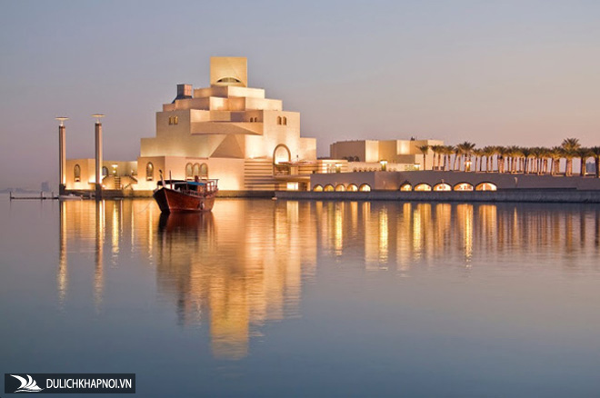 địa điểm sống ảo, du lịch qatar, quốc gia giàu có, bảo tàng nghệ thuật, đảo ngọc, làng văn hóa, nhà thờ dát vàng, địa danh đẹp ở qatar, những địa điểm sống ảo đẹp lung linh ở qatar