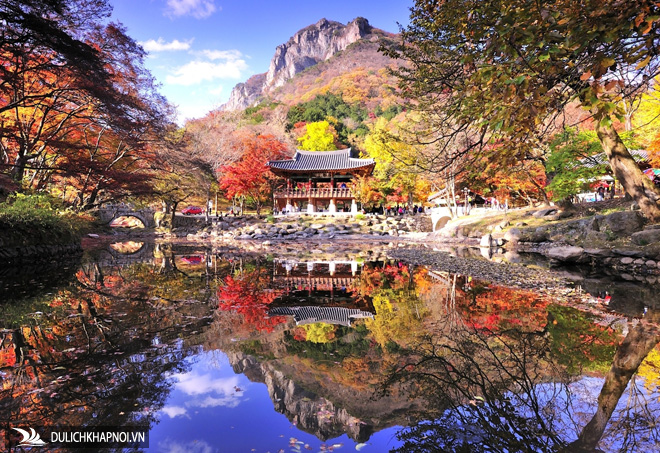 gyeongju, đường ngân hạnh asan, cung điện changdeokgung, cung điện deoksugung, đảo nami, chùa baekyangsa, vườn quốc gia seoraksan, nơi chụp ảnh mùa thu đẹp nhất hàn quốc