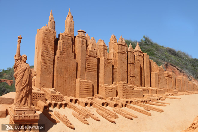 công viên tượng cát, du lịch phan thiết, phan thiết có công viên tượng cát đầu tiên trên thế giới
