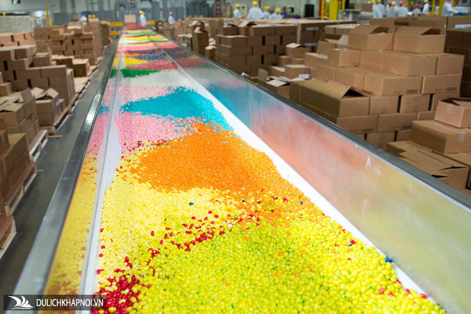 nhà máy kẹo, du lịch mỹ, đến mỹ thăm quan 10 nhà máy kẹo nổi tiếng thế giới